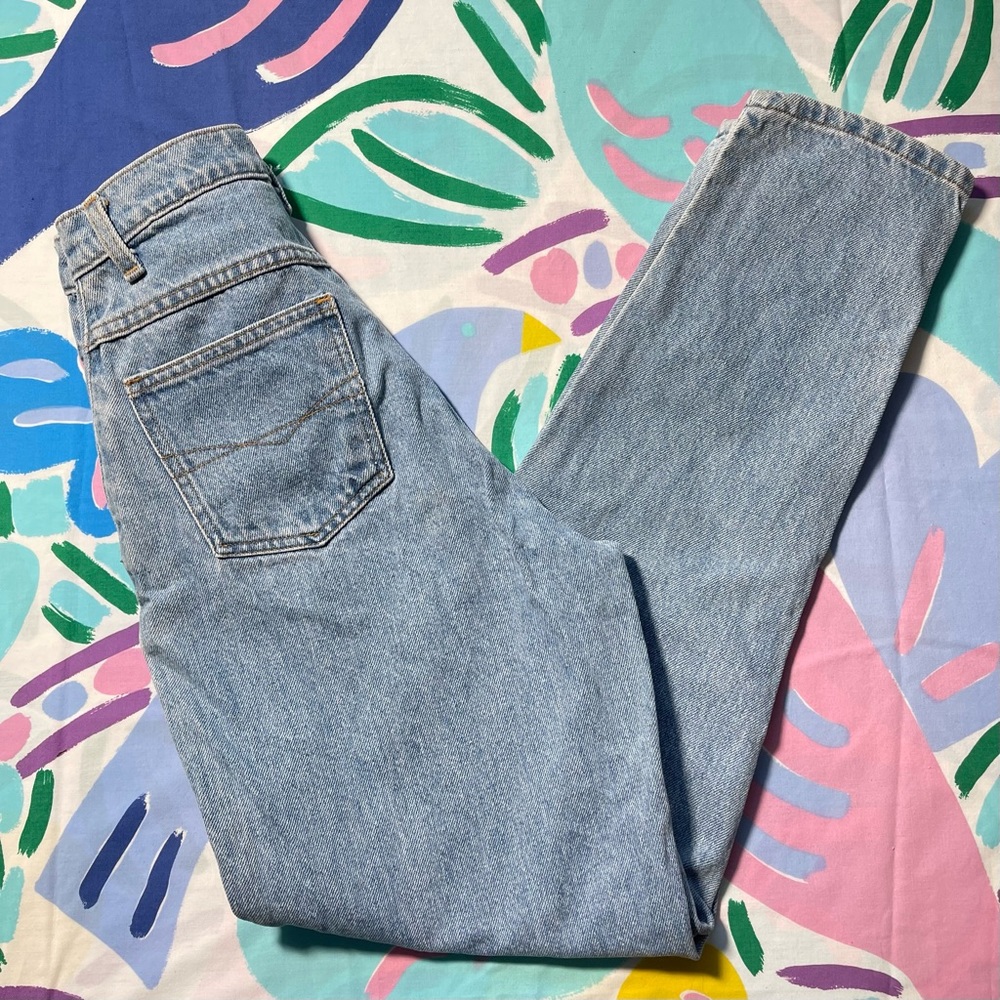 Vintage Anchor Blue Petite High Waisted Denim (3/4)